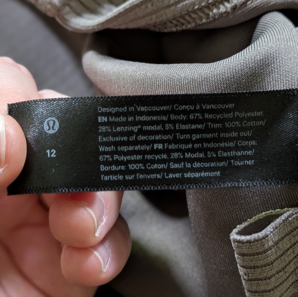 Lululemon Softstreme Ribbed Tank - Nomad - Picture 2 of 4